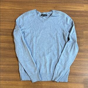 Marc Anthony Blue V-Neck Sweater